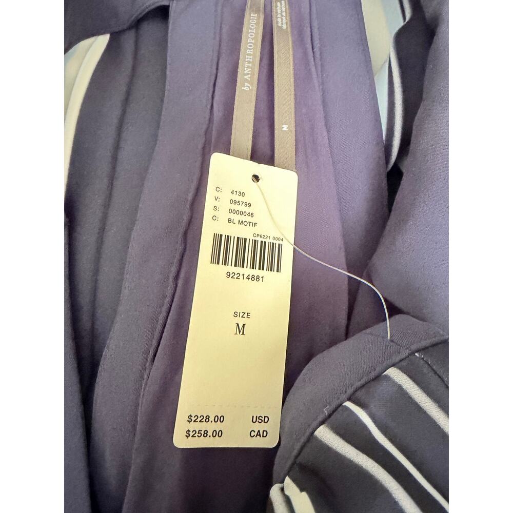 Anthropologie Halter Pleated Midi Dress NWT Medium - Picture 4 of 5